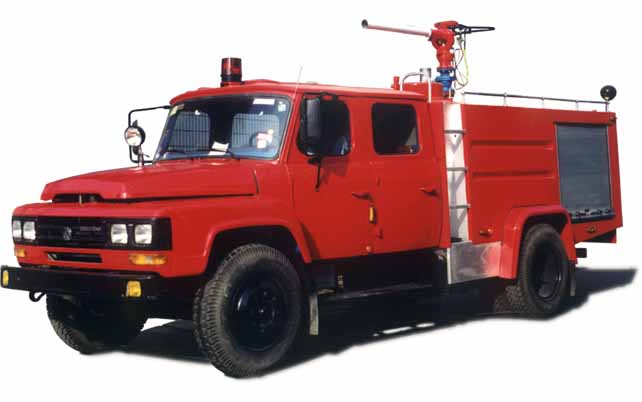 東風尖頭干粉消防車